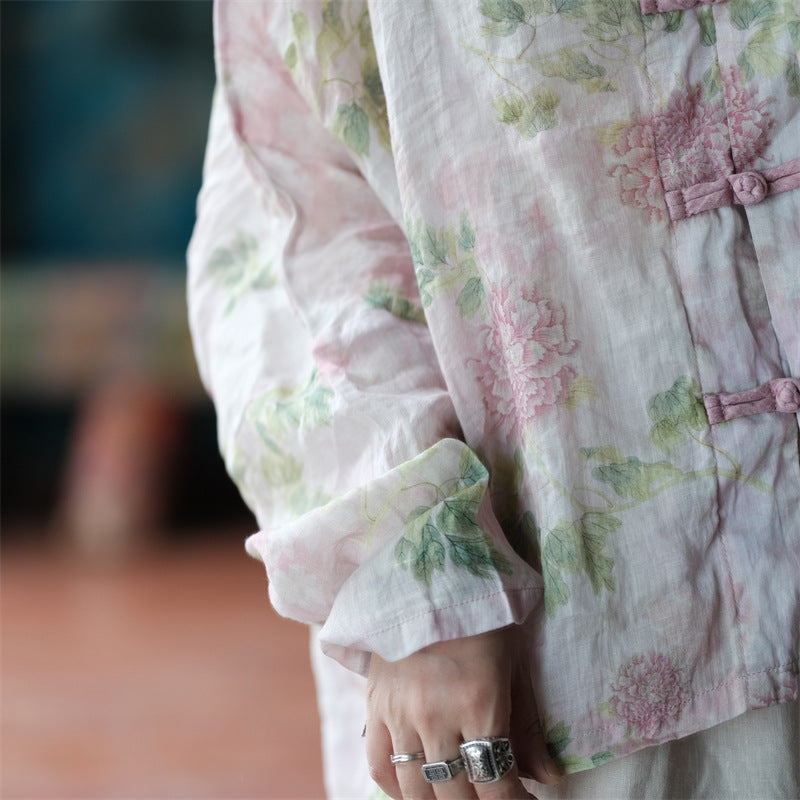 Vintage Floral Wind Bluz