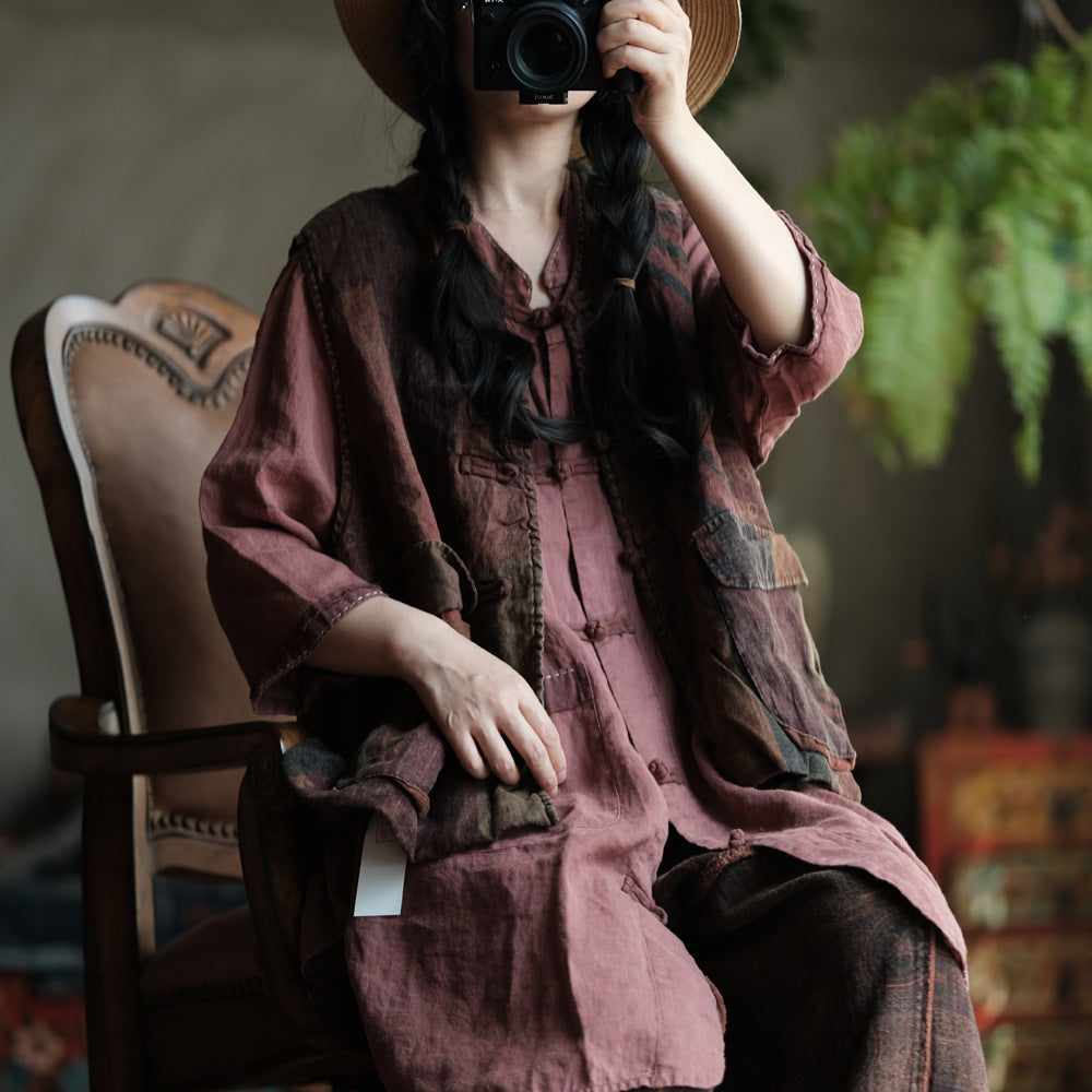Bohemian Cepli Keten Yelek