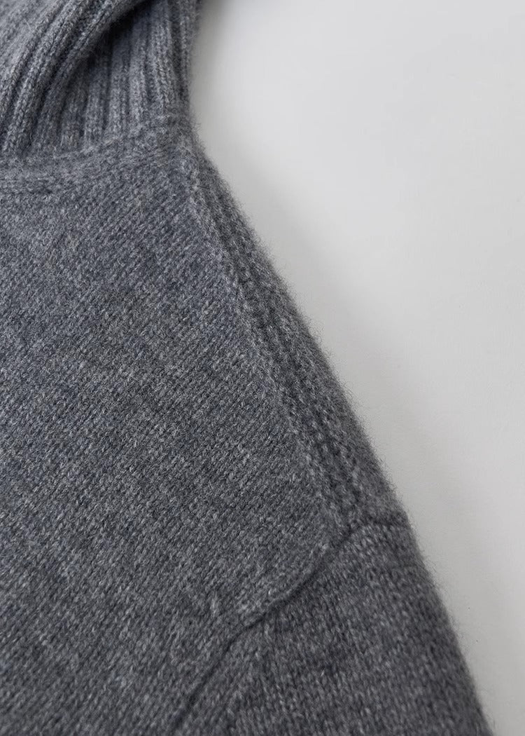 Cozy Zip Wool Triko