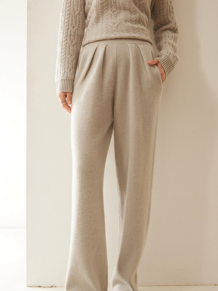 Elegant Kaşmir Pileli Pantolon