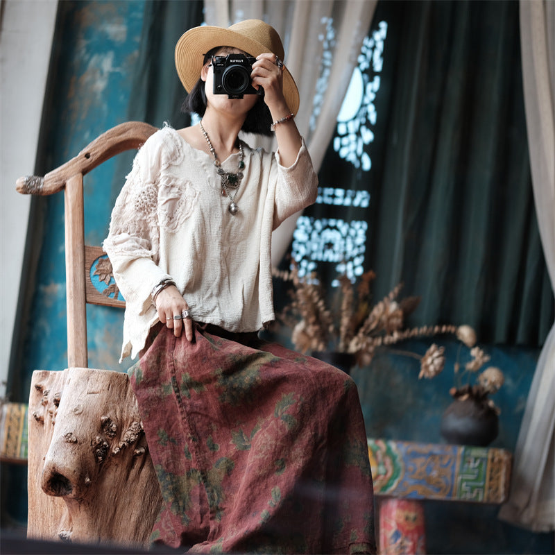 Vintage Breeze Keten Etek