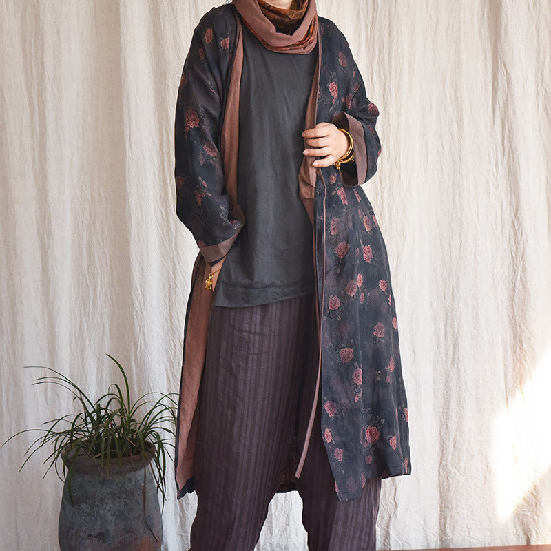 Bohemian Bloom Kimono Elbise