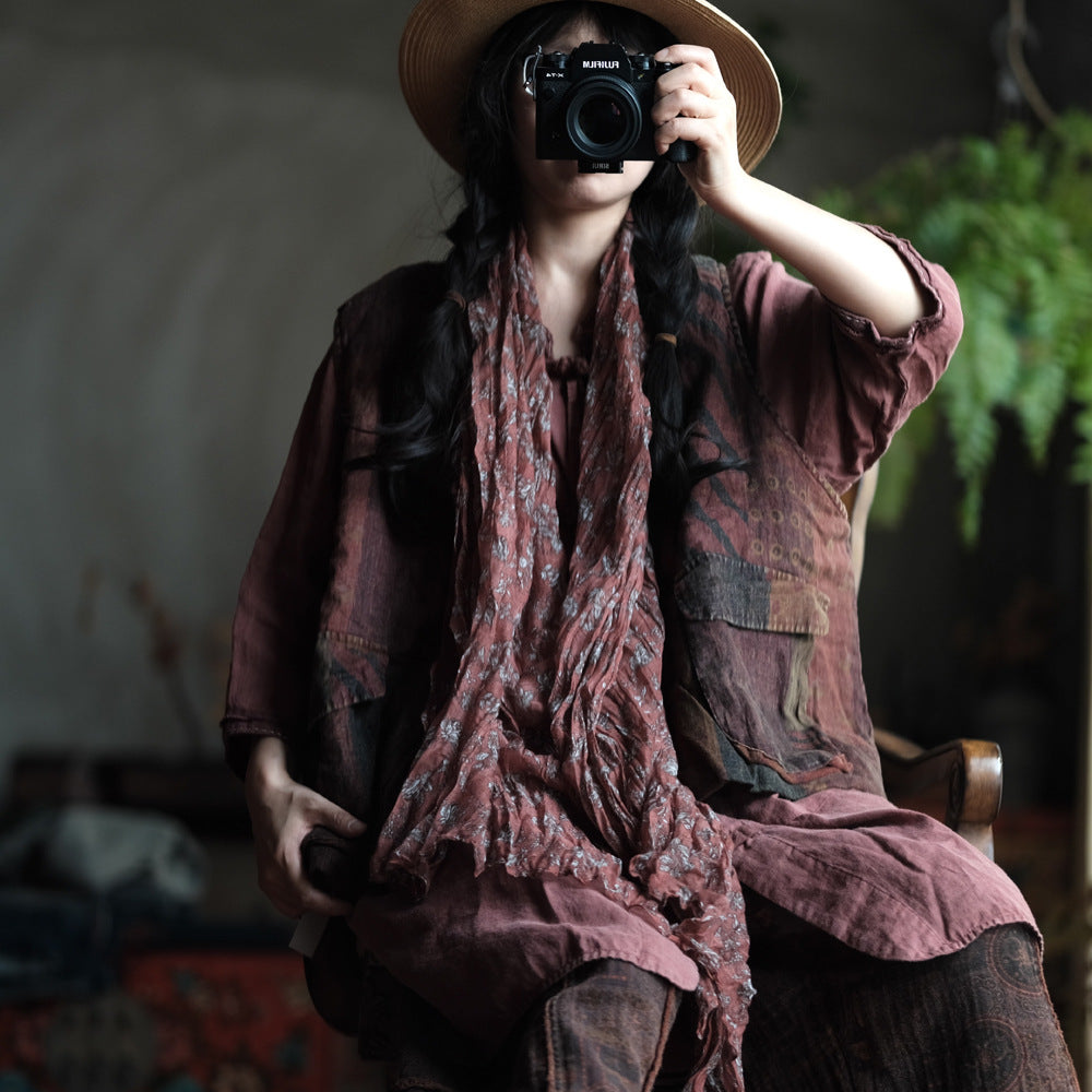 Bohemian Cepli Keten Yelek