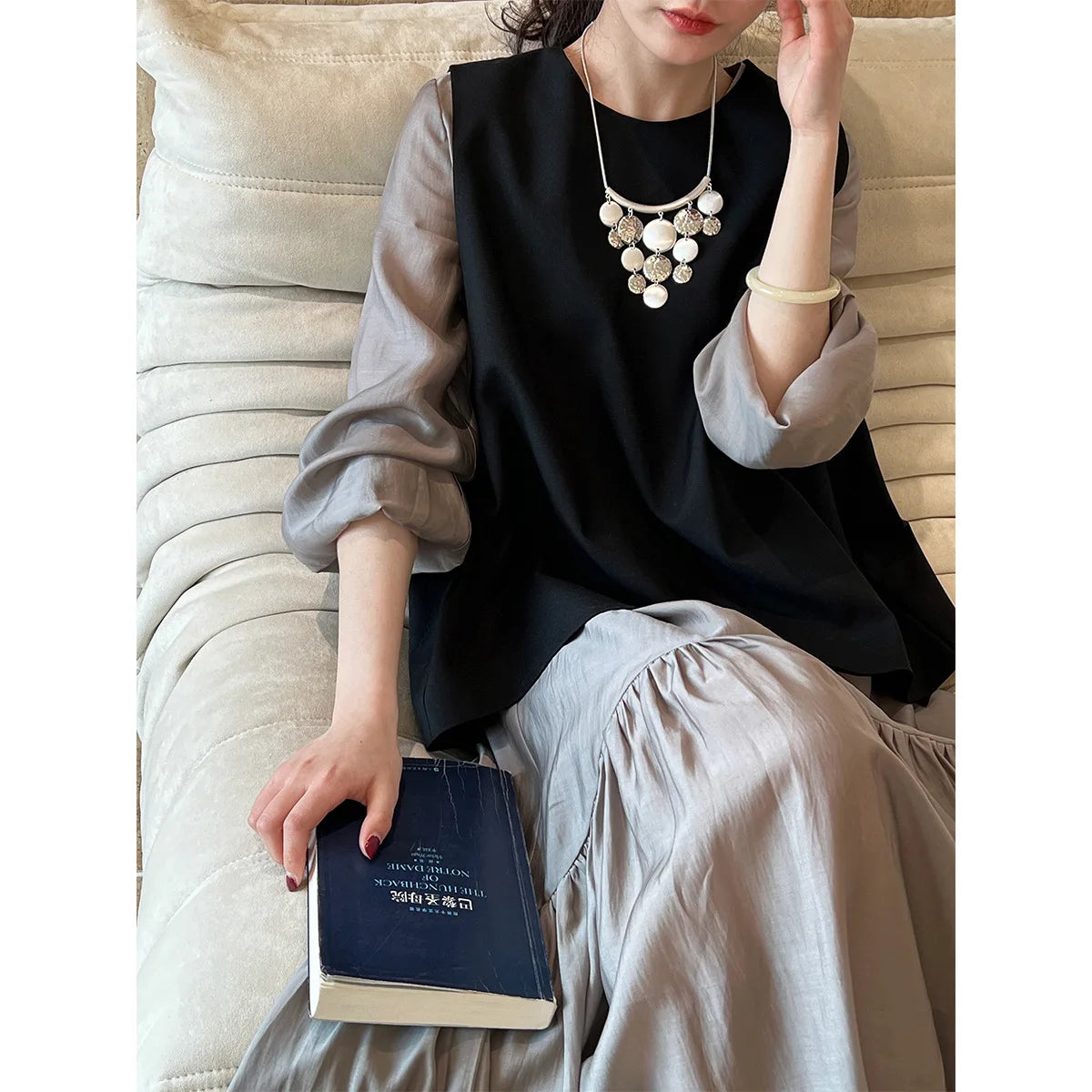 Lourdes Tencel Maxi Elbise