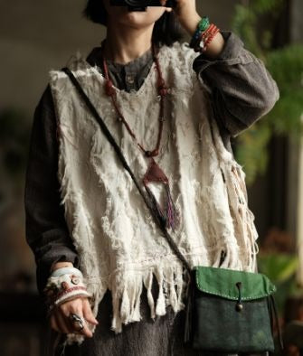Boho Breeze Keten Bluz