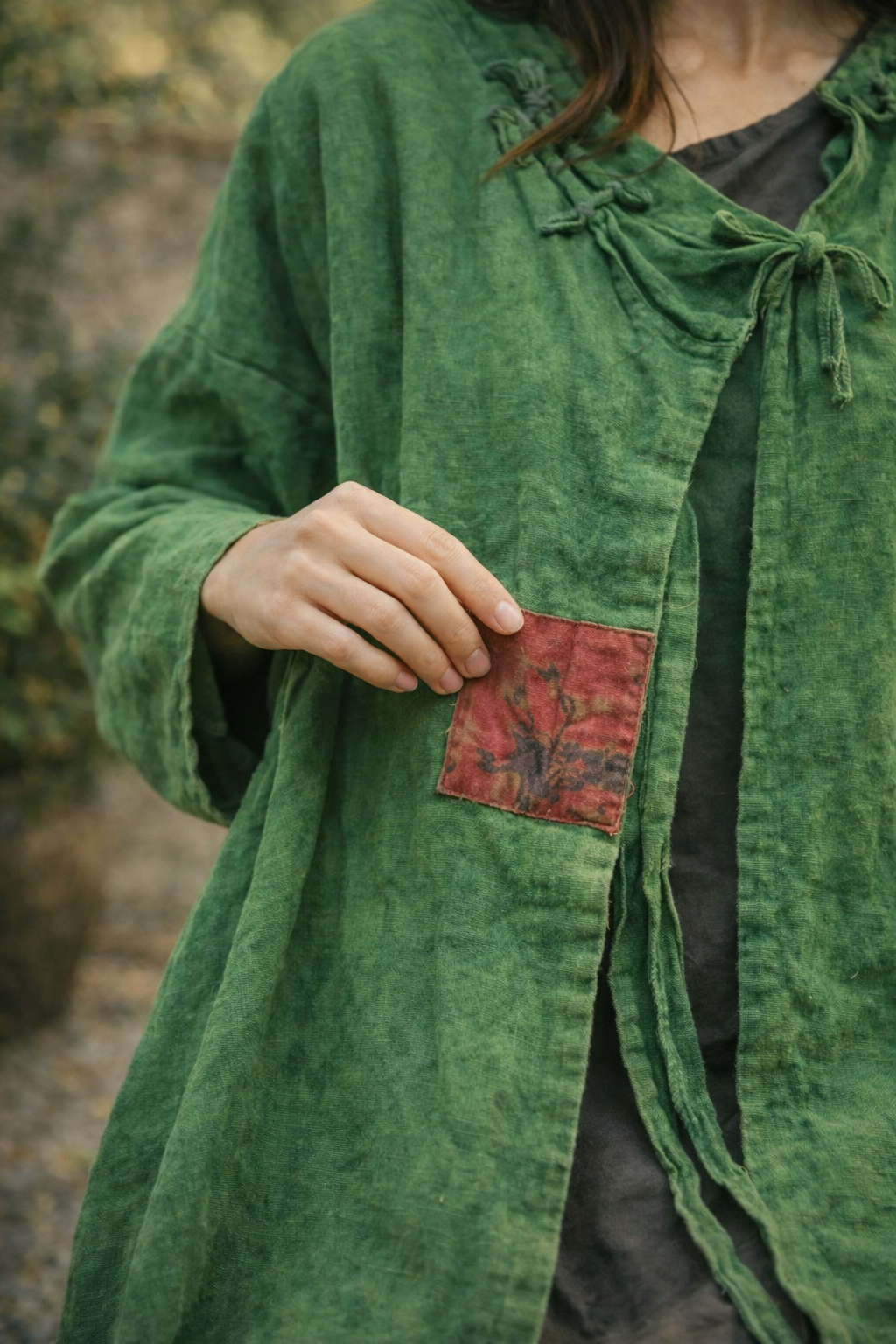 Rustik Keten Tunik – %100 Doğal, Bohem ve Zamansız Stil