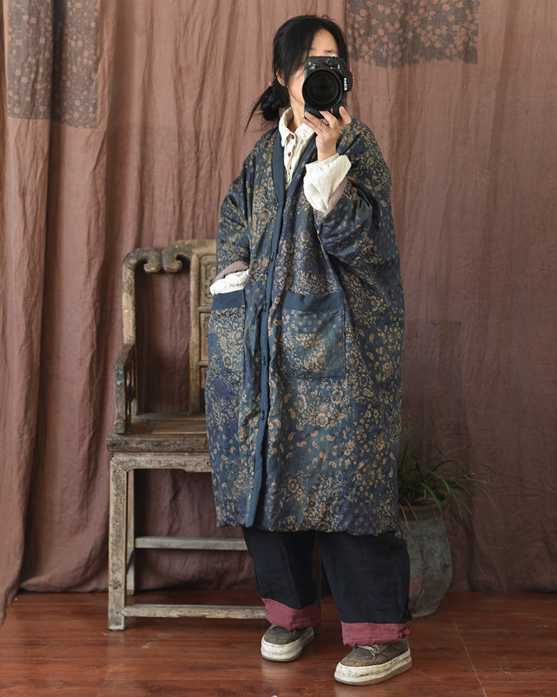 Vintage Bloom Kontrast Parka