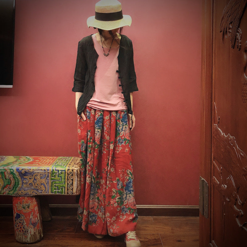Vintage Bloom Midi Etek