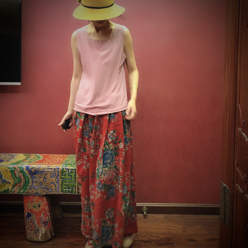 Vintage Bloom Midi Etek