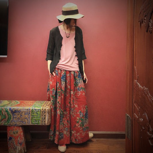 Vintage Bloom Midi Etek