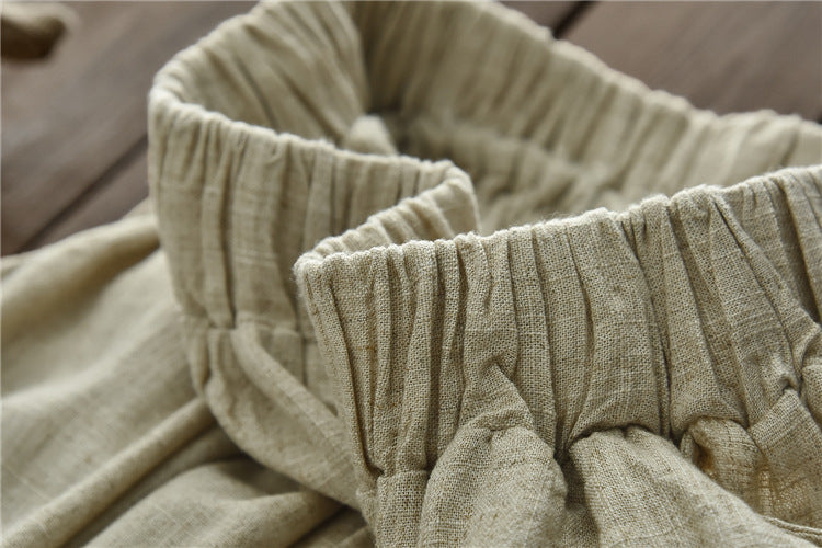 Breeze Wide Leg Keten Pantolon
