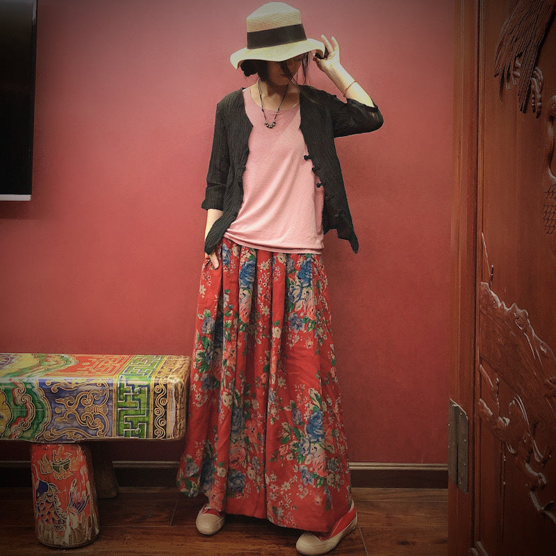 Vintage Bloom Midi Etek
