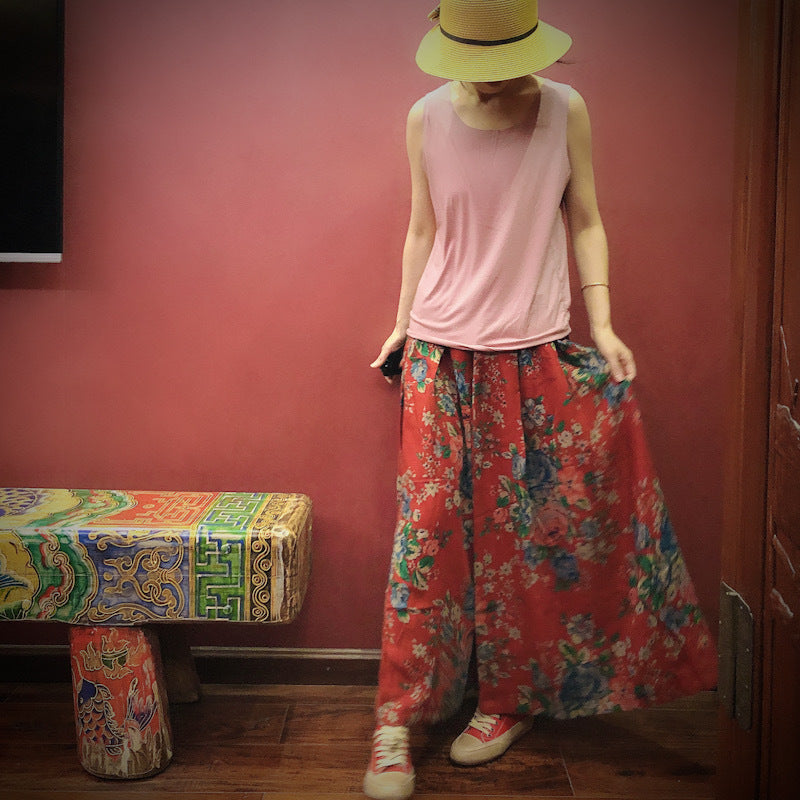 Vintage Bloom Midi Etek