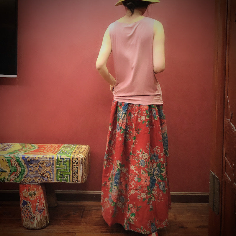 Vintage Bloom Midi Etek