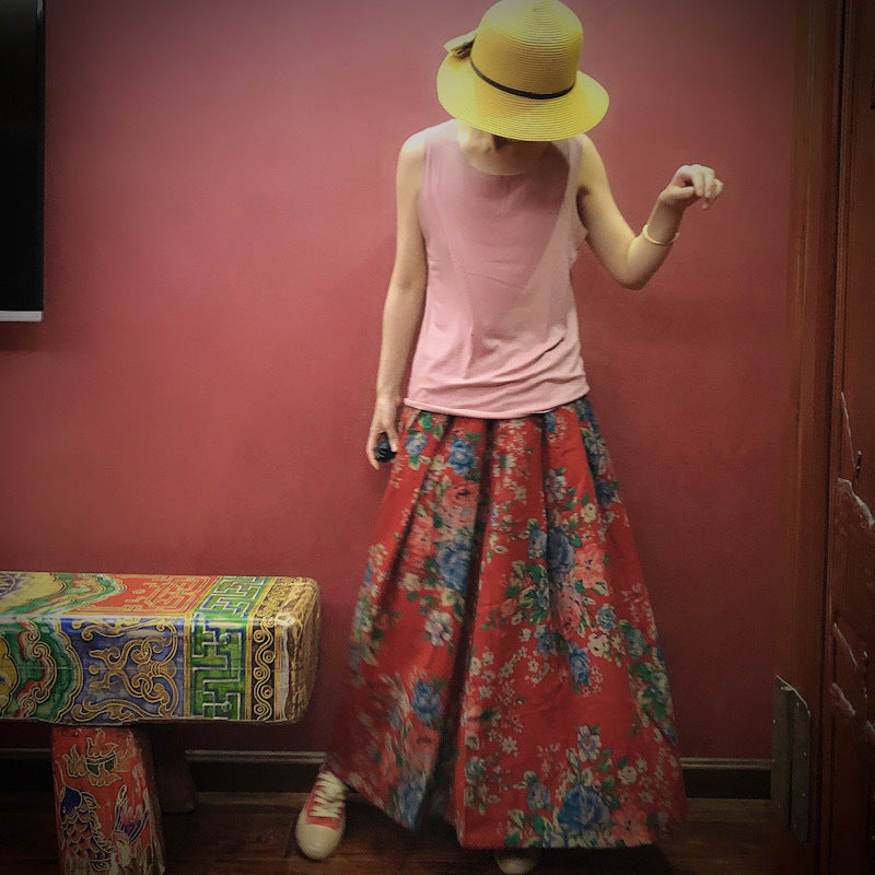 Vintage Bloom Midi Etek