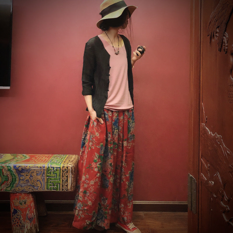 Vintage Bloom Midi Etek
