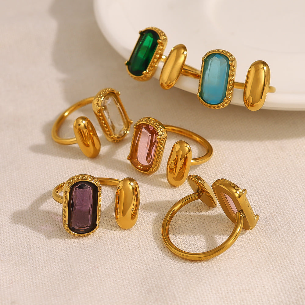 Vintage Luxury Taşlı Yüzük