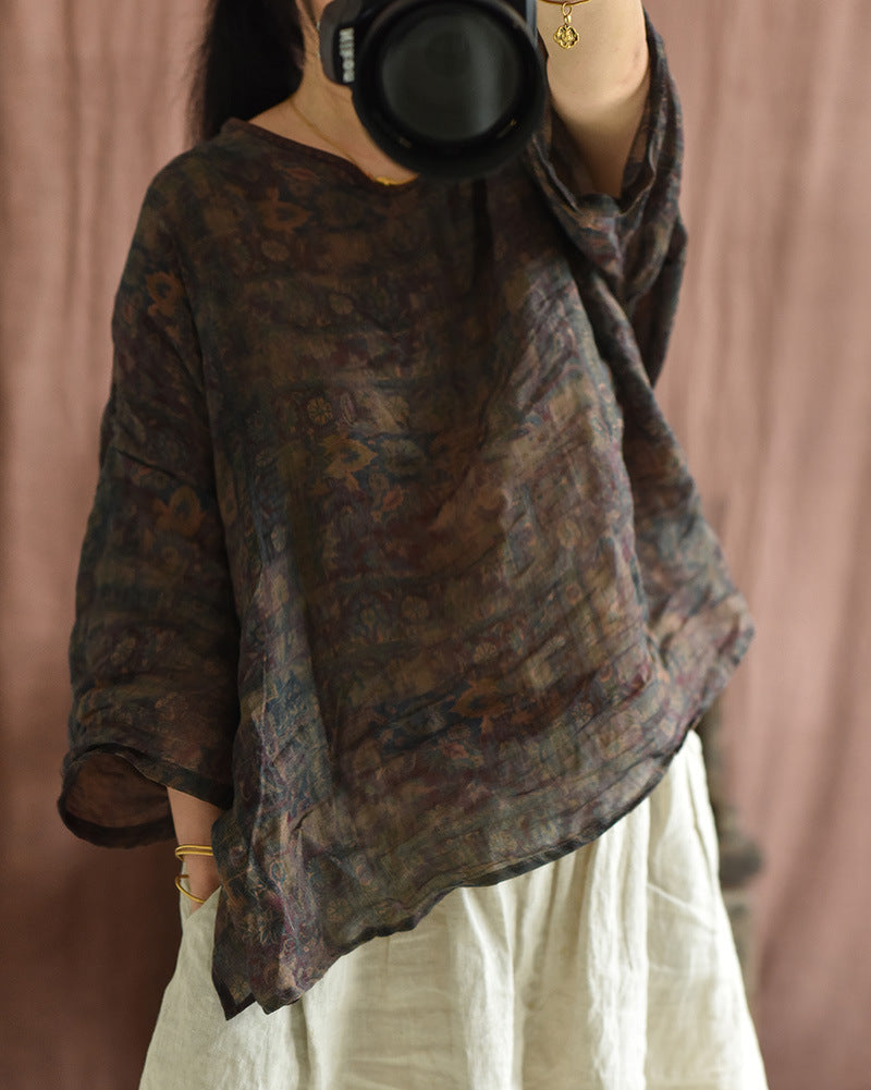 Vintage Mistik Flora Rami Bluz