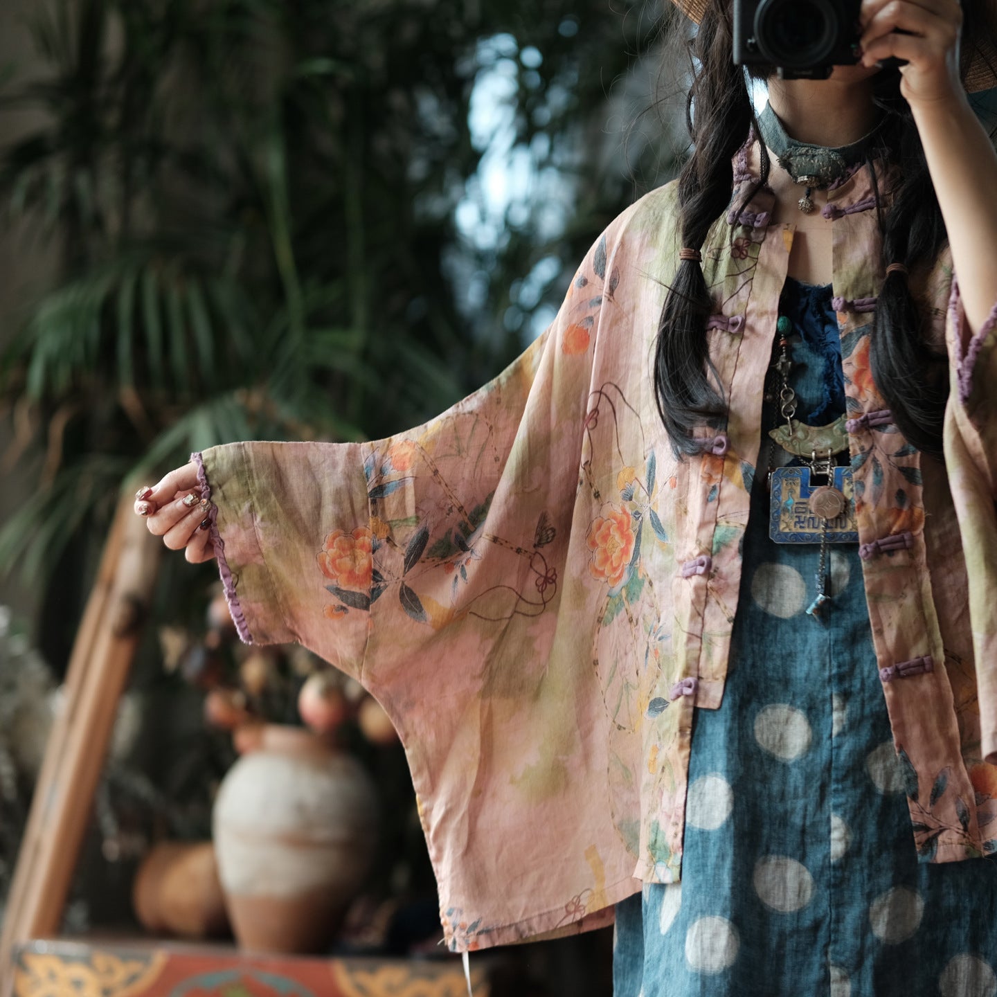 Blush Garden Ramie Jacket – görsel 2