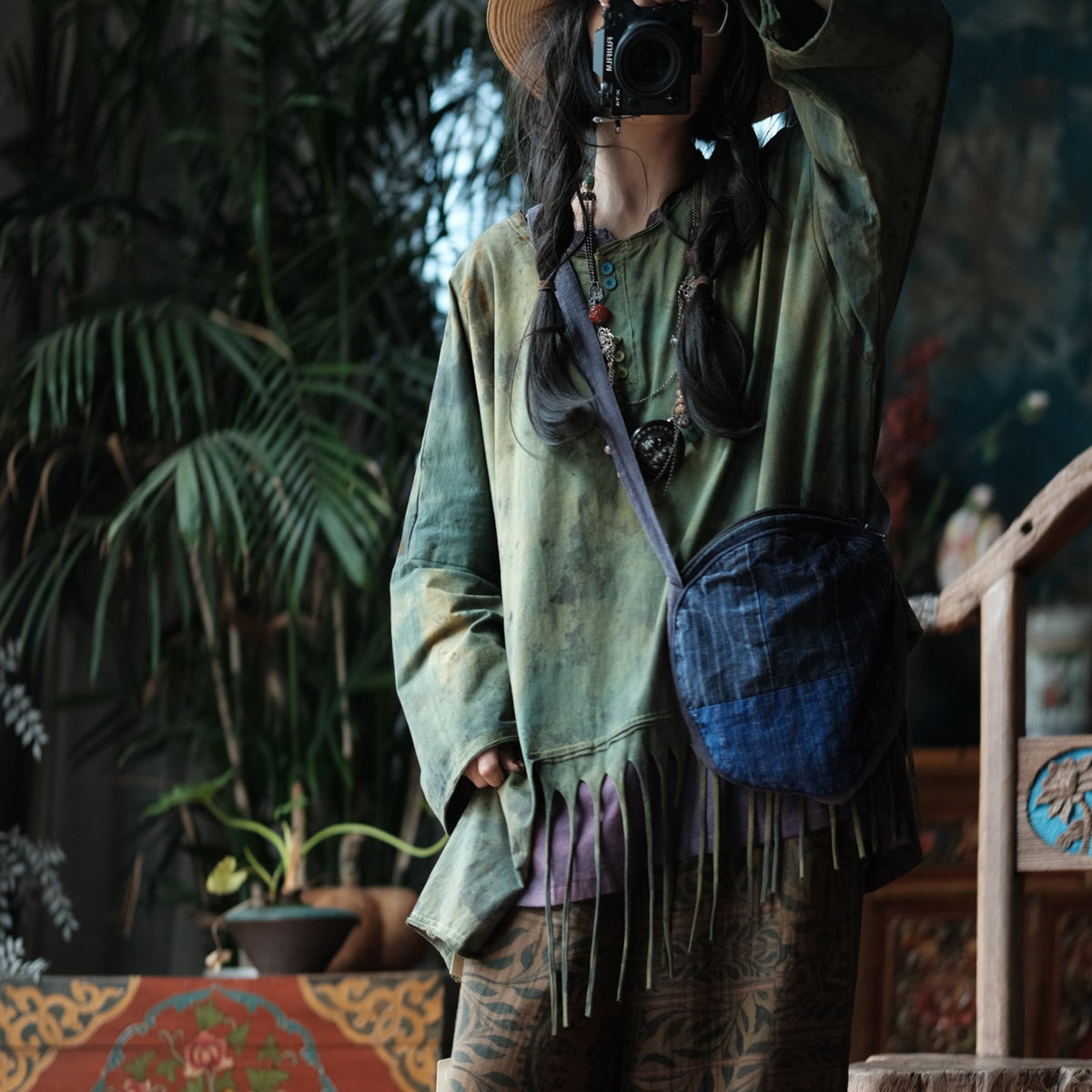 Nomad Drift Batik Pamuklu Tunik