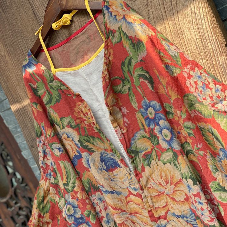 Vintage Bloom Kimono Ceket