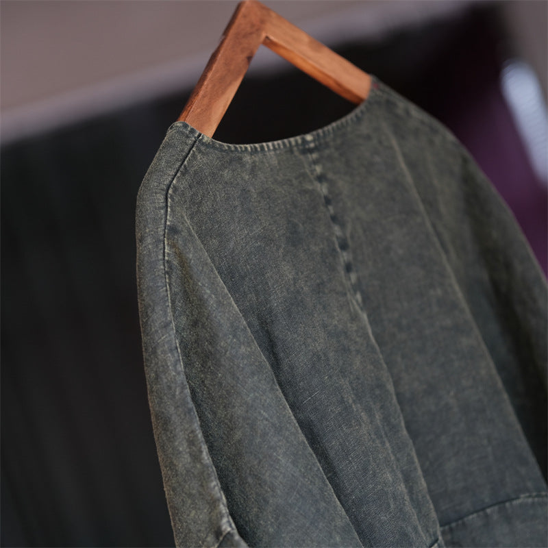 Vintage Aura Tunik Elbise