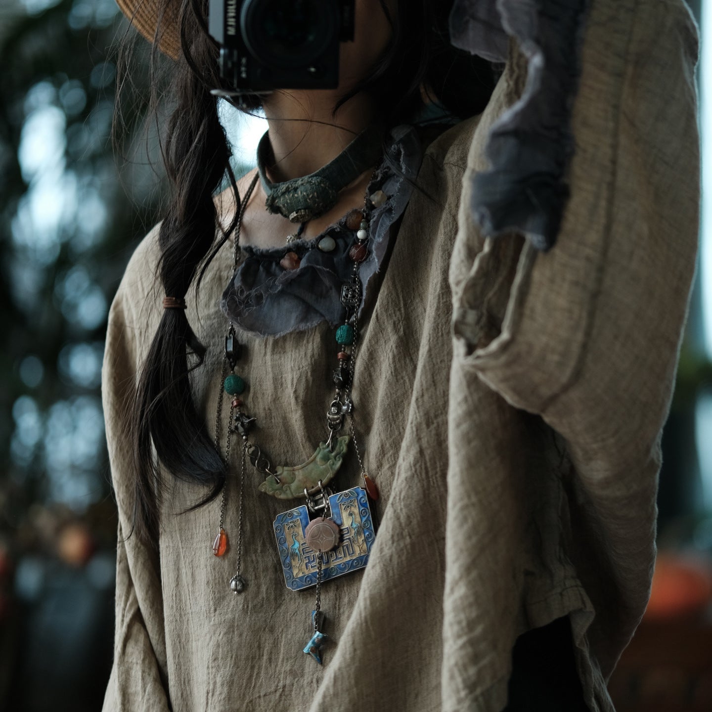 Heritage Linen Patchwork Blouse – görsel 6