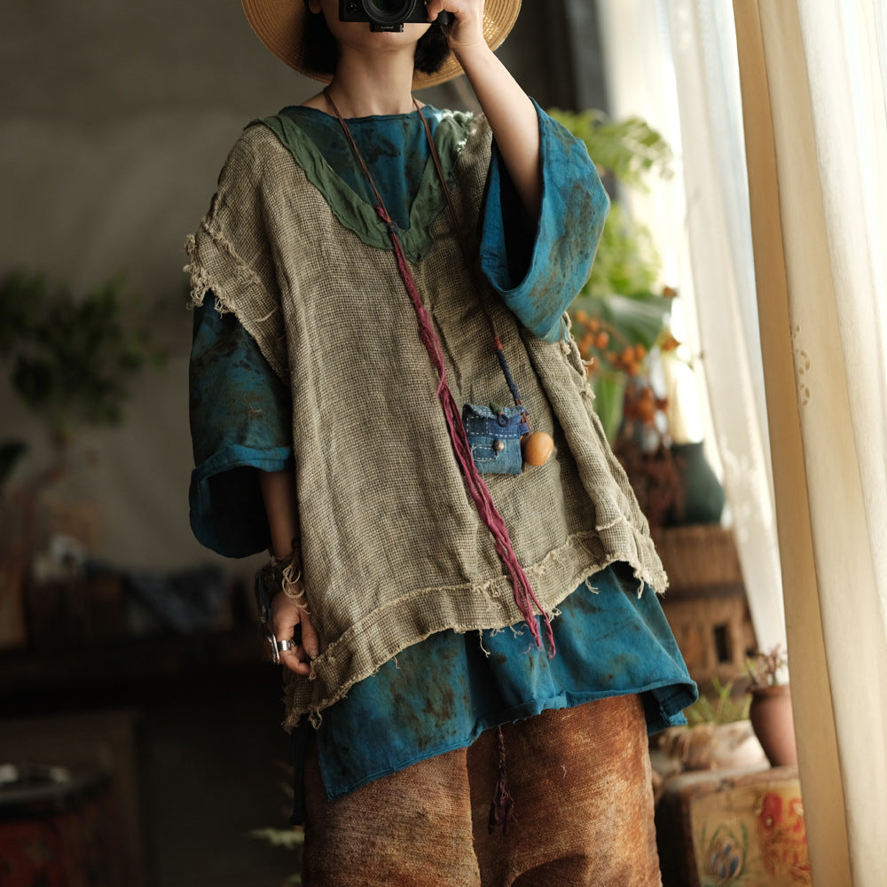 Artisan Linen Layered Top – görsel 3