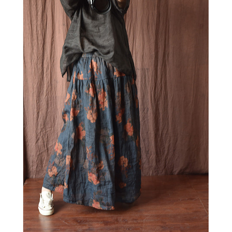 Vintage Bloom Maxi Etek