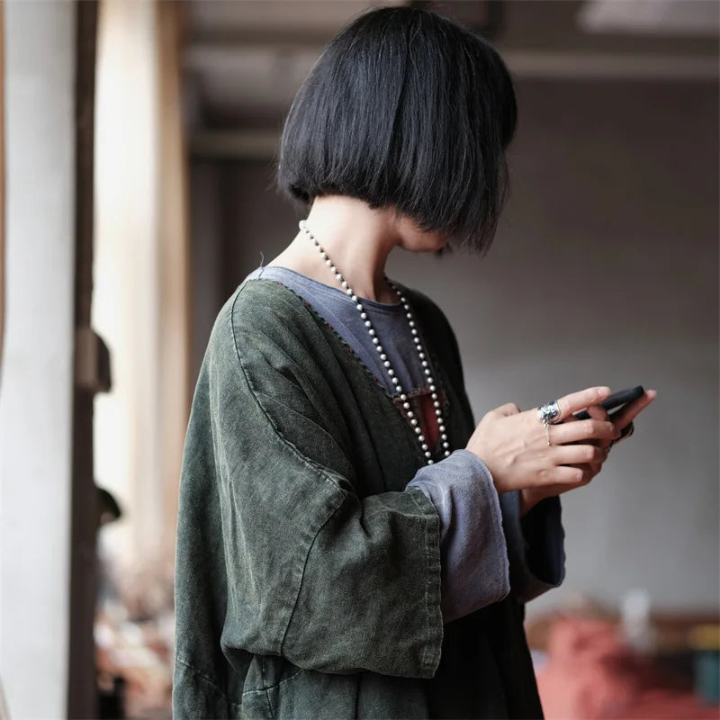 Vintage Aura Tunik Elbise