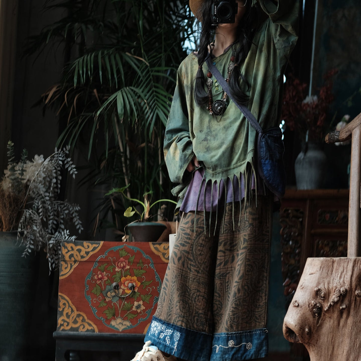 Nomad Drift Batik Pamuklu Tunik