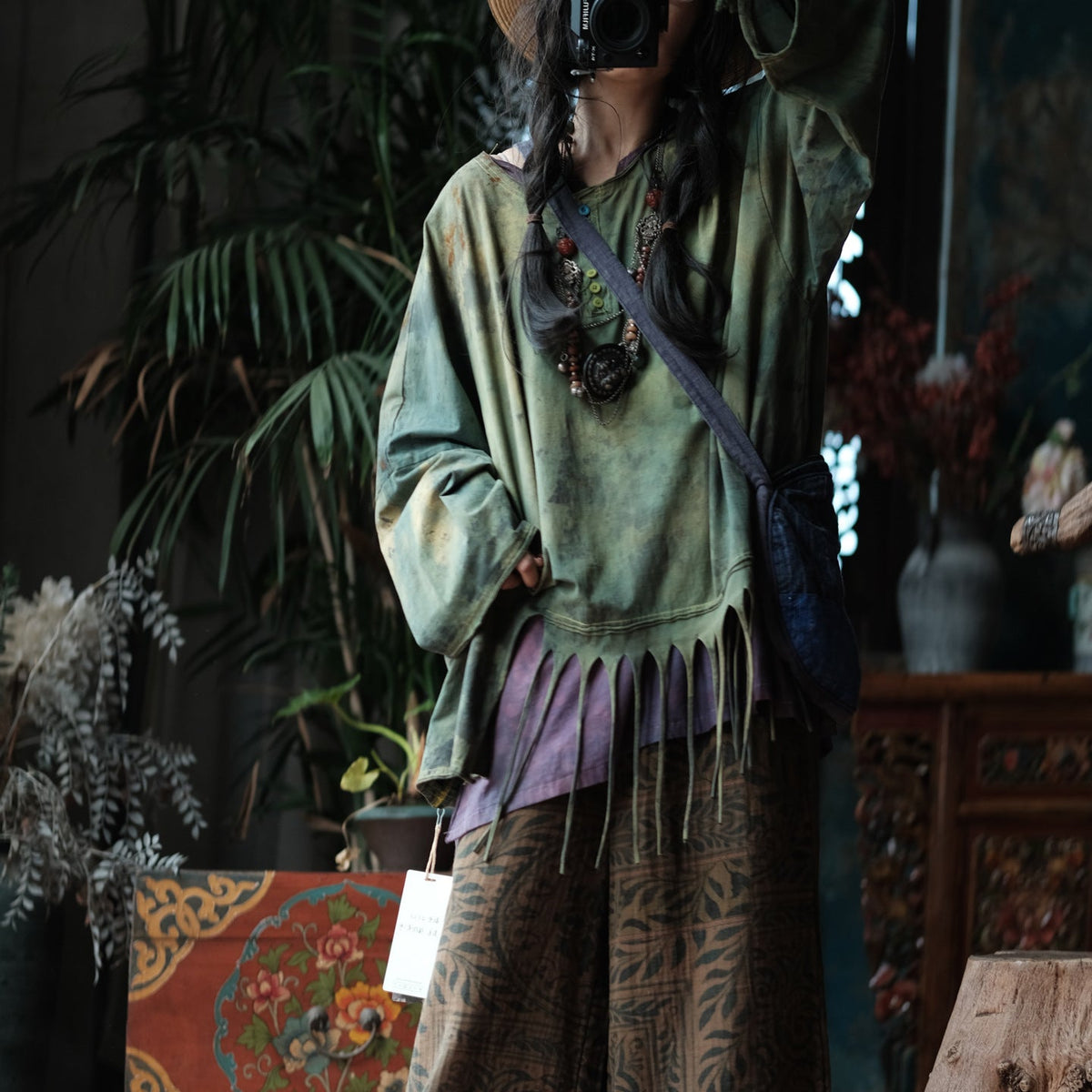 Nomad Drift Batik Pamuklu Tunik