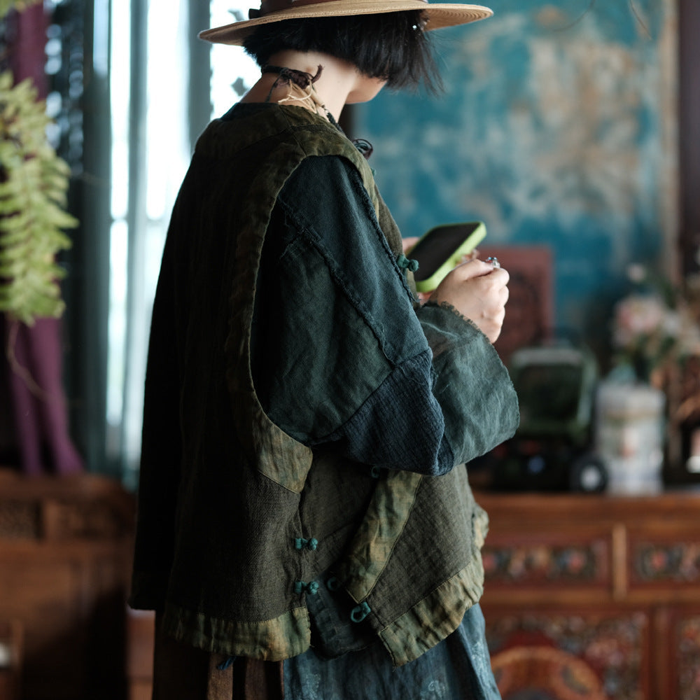 Forest Heritage Linen Vest – görsel 10