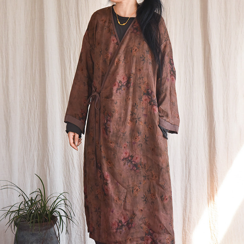 Bohemian Bloom Kimono Elbise