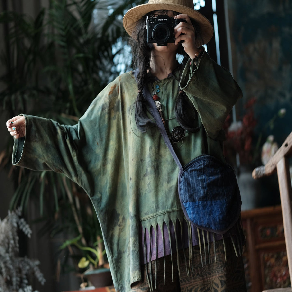 Nomad Drift Batik Pamuklu Tunik