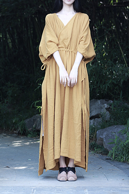 Vintage Serenity Kimono Elbise