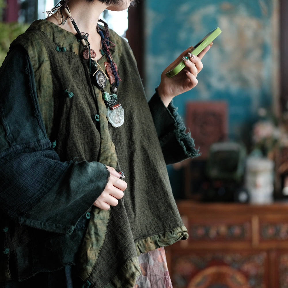 Forest Heritage Linen Vest – görsel 4