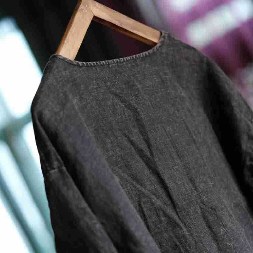 Vintage Breeze Oversize Gömlek – %100 Keten