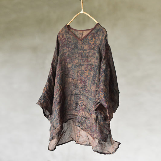 Vintage Mistik Flora Rami Bluz