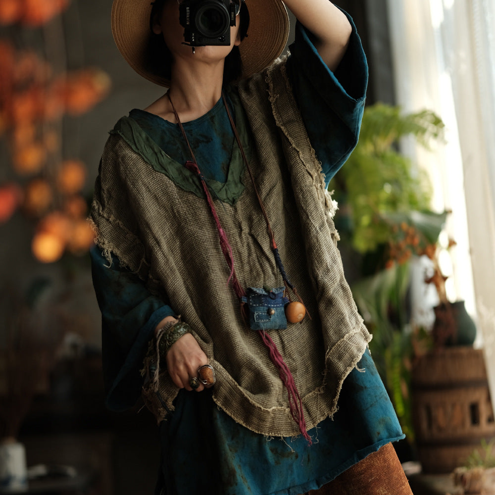 Artisan Linen Layered Top – görsel 11