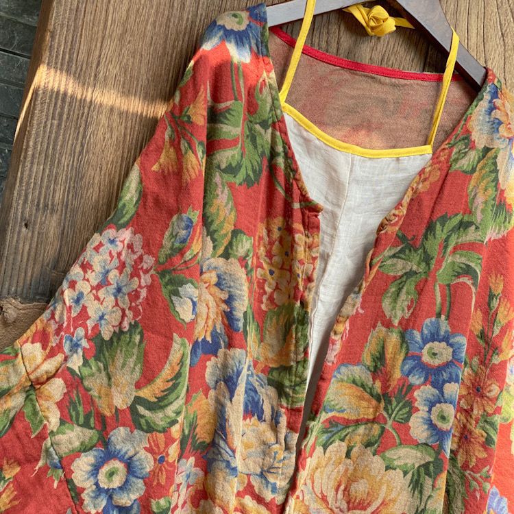 Vintage Bloom Kimono Ceket