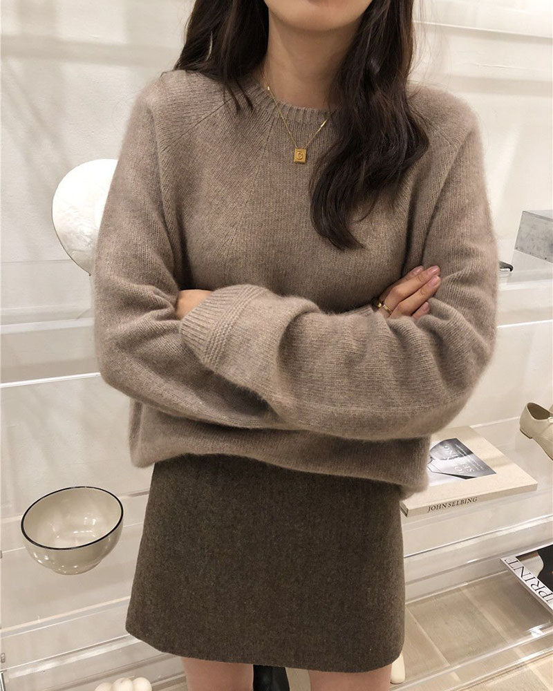 SoftWeave Pamuklu Triko Kazak