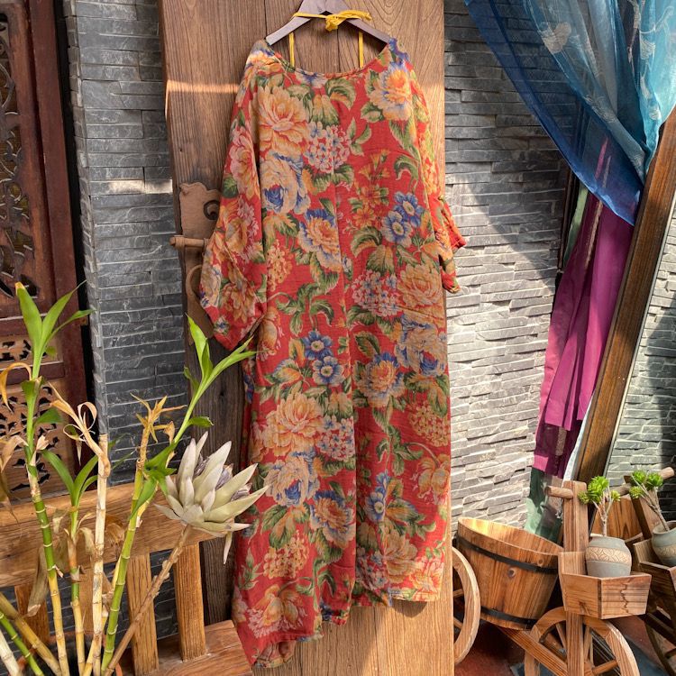 Vintage Bloom Kimono Ceket