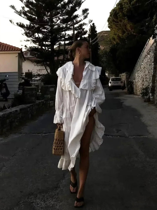 BohoLace Midi Elbise