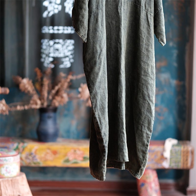 Vintage Aura Tunik Elbise