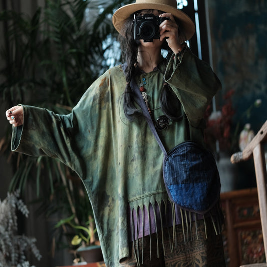 Nomad Drift Batik Pamuklu Tunik