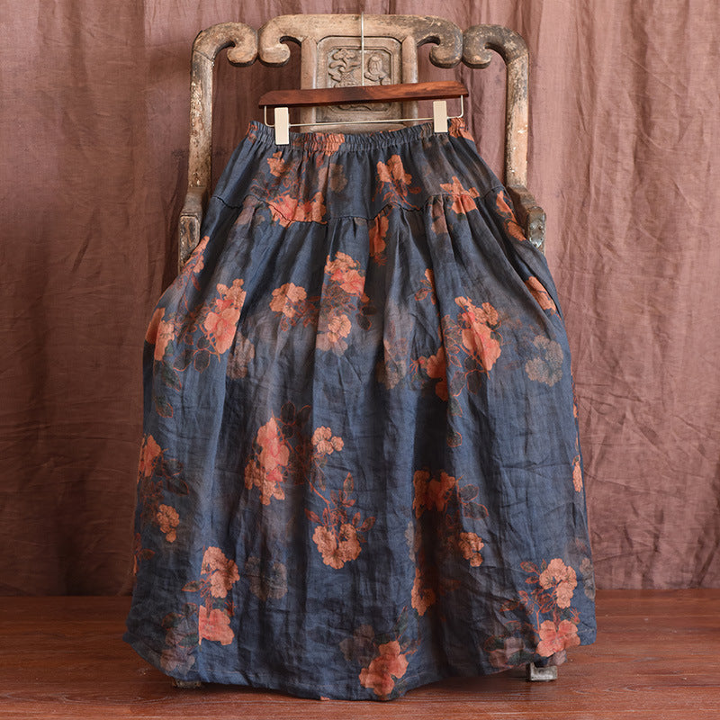 Vintage Bloom Maxi Etek