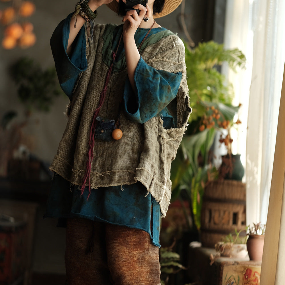 Artisan Linen Layered Top – görsel 12