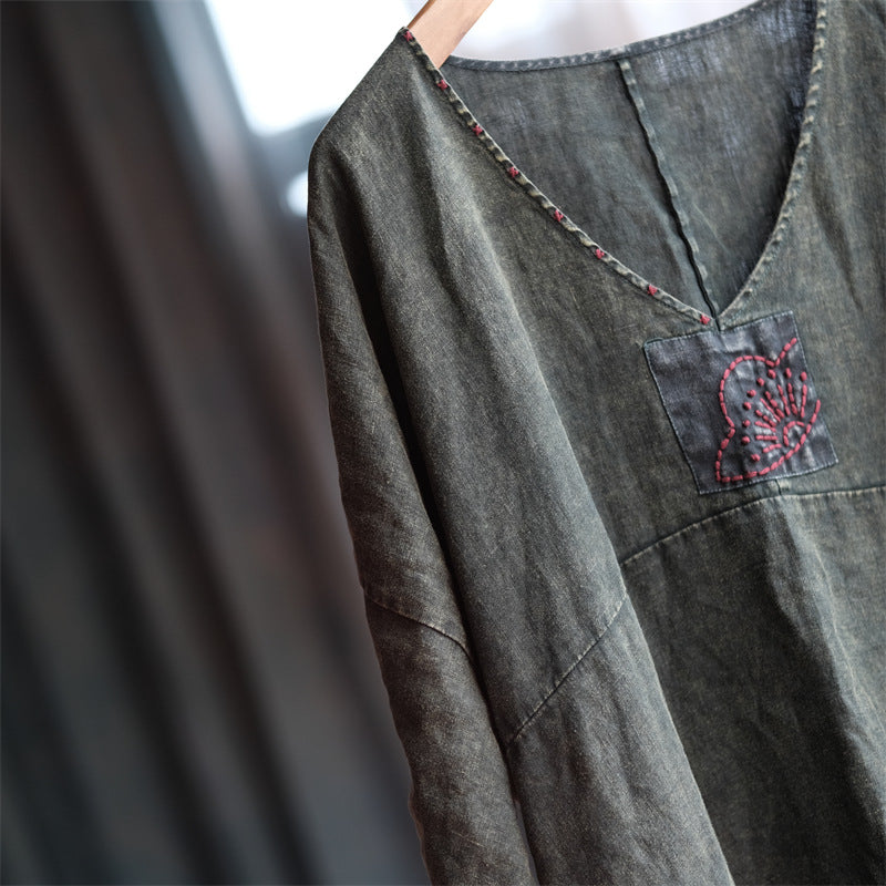 Vintage Aura Tunik Elbise