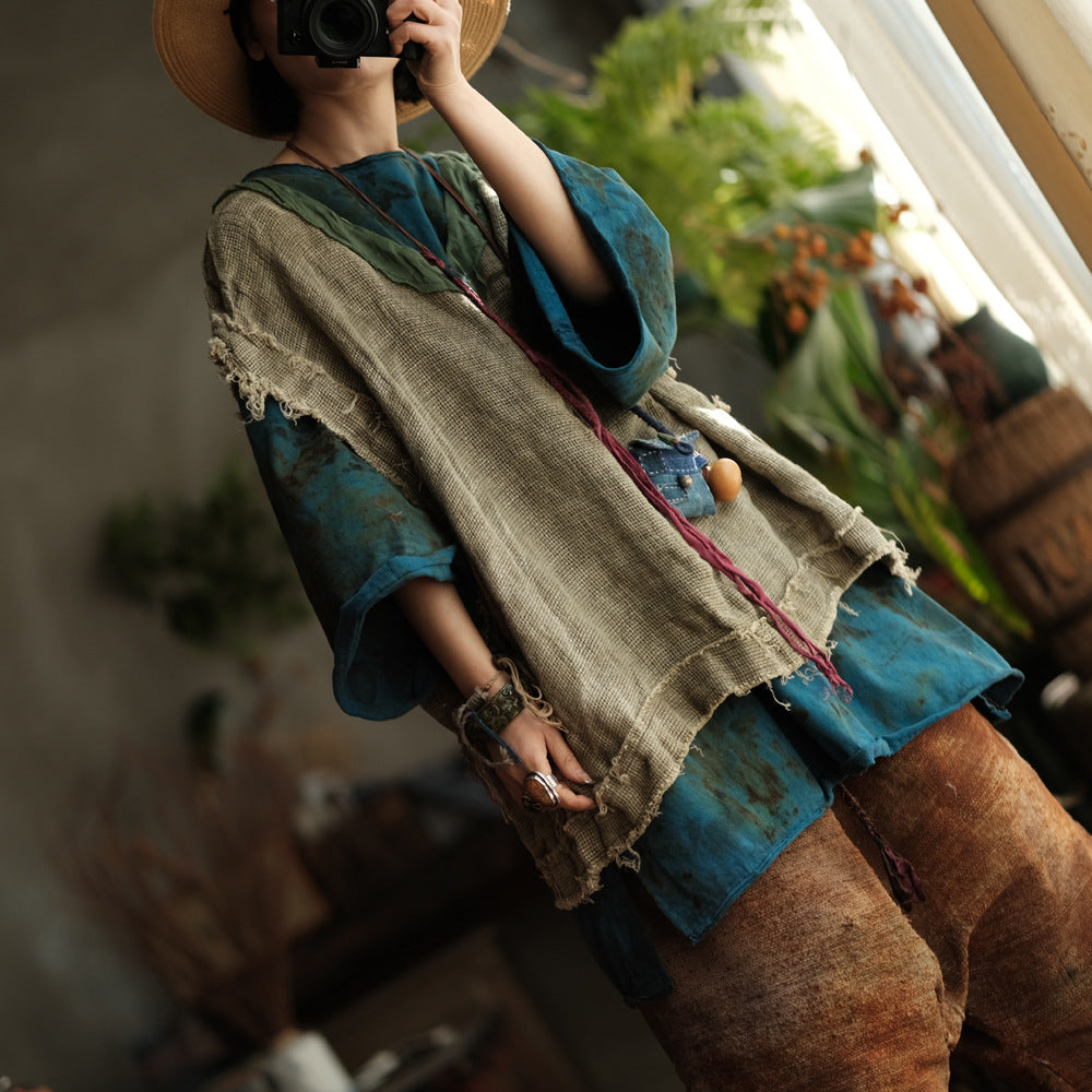Artisan Linen Layered Top – görsel 2